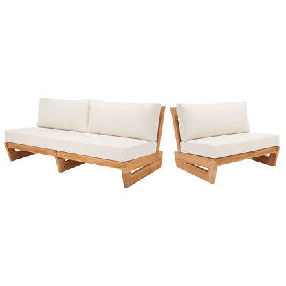 Pekalongan outdoor 2024 loveseat with cushions